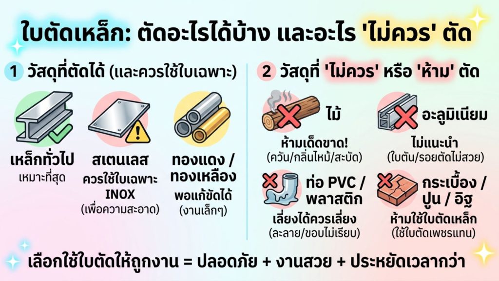 ใบตัดเหล็ก