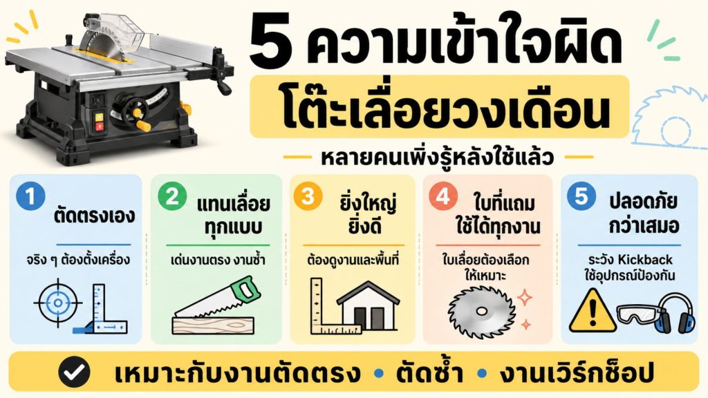 โต๊ะเลื่อยวงเดือน